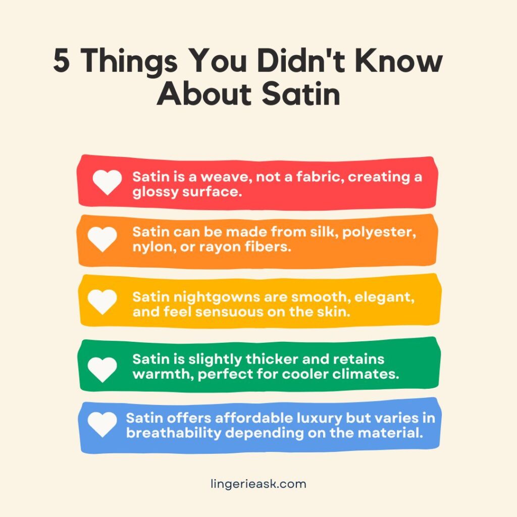 5 Things You Didn't Know About Satin