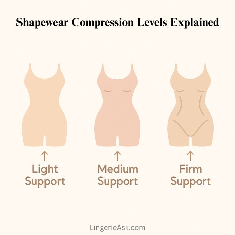 Types of Shapewear Compression Levels Explained